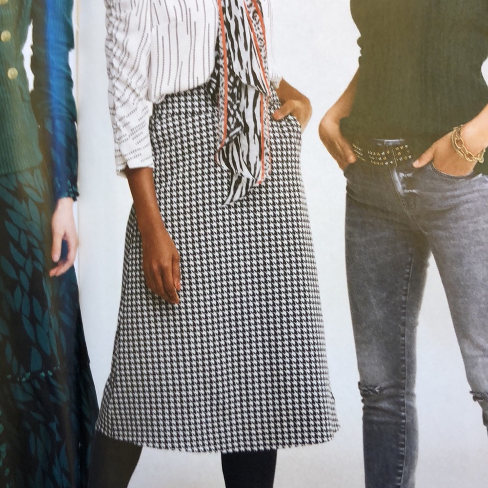 Cabi Houndstooth Skirt, size 4